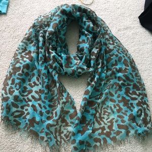 leopard print scarf